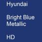 Preview: Hyundai, Bright Blue Metallic, HD.